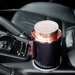 2-in-1 Smart Car Cup Warmer & Cooler – 12V Digital Temperature Display