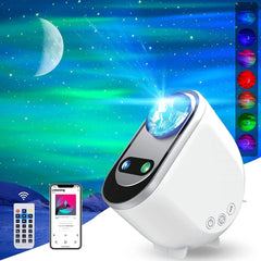 Aurora Galaxy Star Projector with Moon & Northern Lights