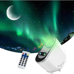 Aurora Galaxy Star Projector with Moon & Northern Lights