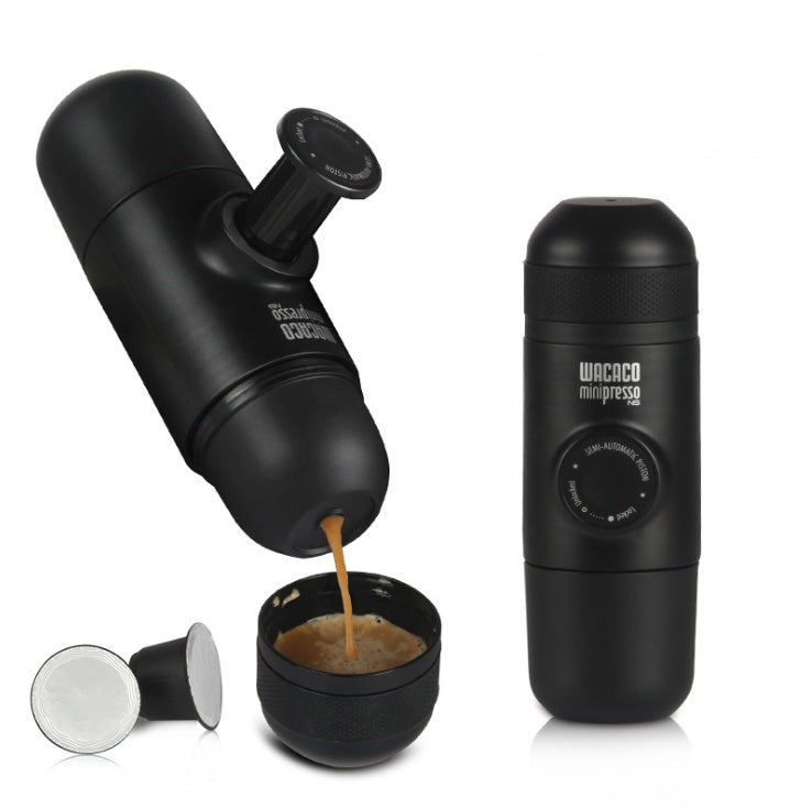 Portable Manual Coffee Maker – 8-Bar Pressure Espresso Machine