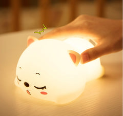 Cute Silicone Bedside Night Light