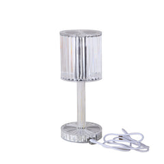 Crystal Touch Table Lamp – 3-Way Dimmable LED Night Light