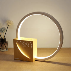 Touch Control Bedside Lamp with Alarm Clock & Natural Sounds