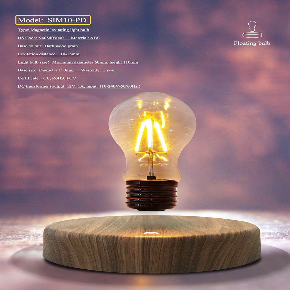 Magnetic Levitating Bulb Night Light