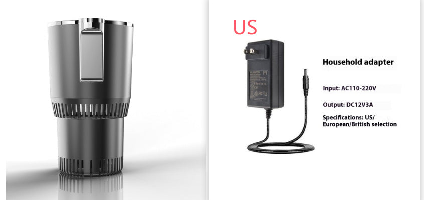 2-in-1 Smart Car Cup Warmer & Cooler – 12V Digital Temperature Display