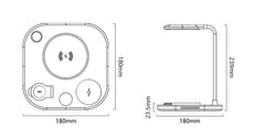 3-in-1 Magnetic Wireless Charger & Desk Lamp