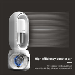 Portable Bladeless Mist Fan with Air Humidifier – USB Rechargeable