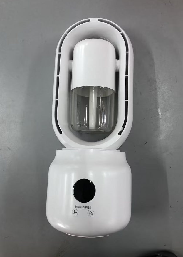 Portable Bladeless Mist Fan with Air Humidifier – USB Rechargeable